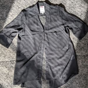 Yoana Baraschi like new see through button down top